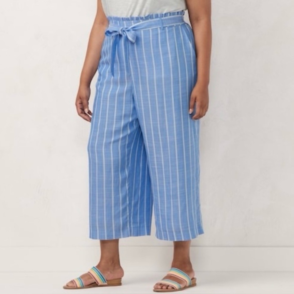 Lauren Conrad Paper Bag Style Cropped Pants